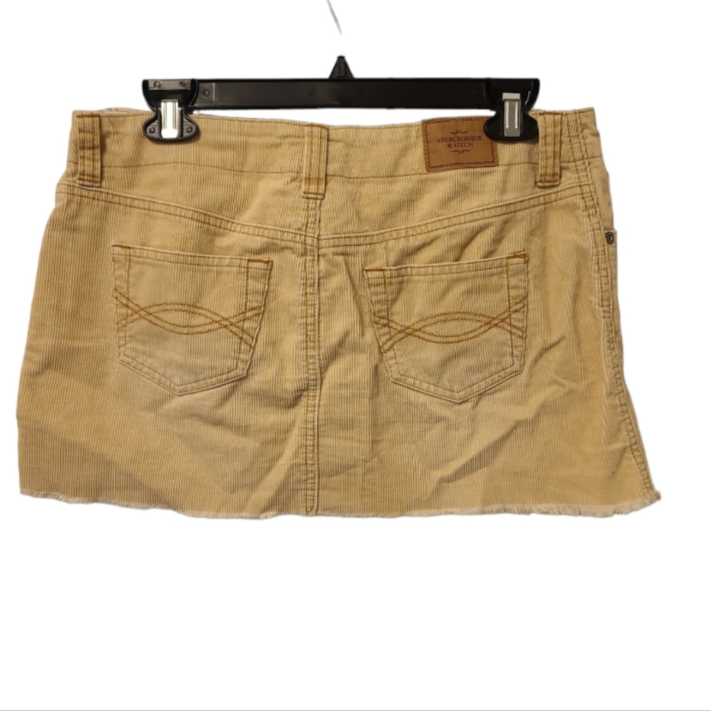Vintage Abercrombie Corduroy Mini Skirt Size 4 - Picture 3 of 6